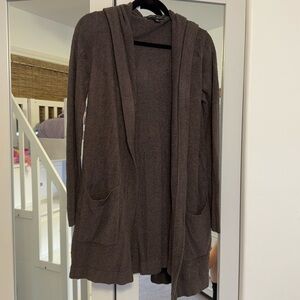 Barefoot Dreams CozyChic Lite Hooded Cardiganan